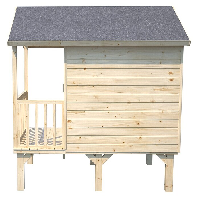 Soulet Spielhaus Kangourou (L x B x H: 167 x 181 x 200 cm, Holz, Natur) | BAUHAUS
