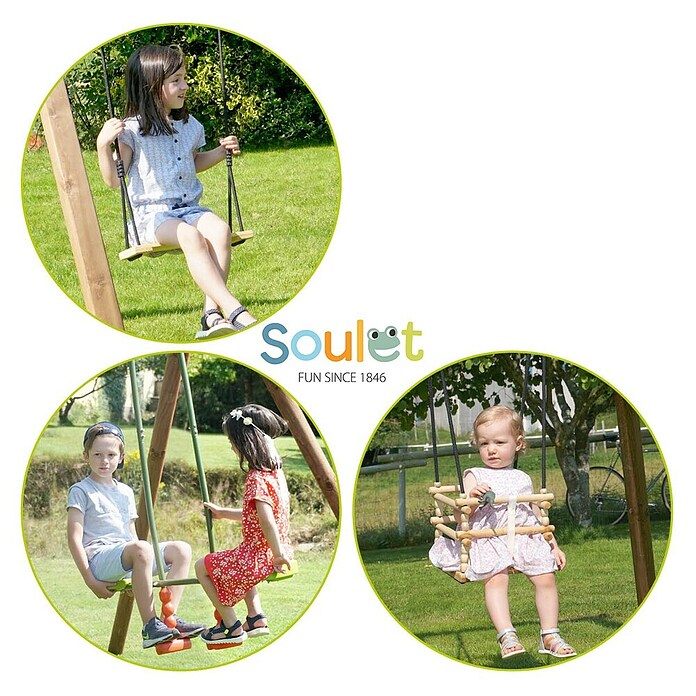 Soulet Schaukel Pierre (B x L: 207 x 240 cm, Holz) | BAUHAUS