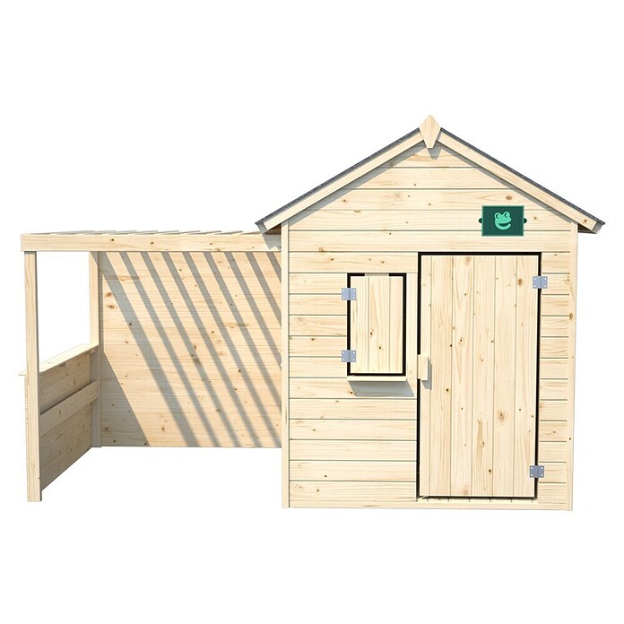 Soulet Spielhaus Alpaga (L x B x H: 240 x 128 x 163 cm, Holz, Natur) | BAUHAUS