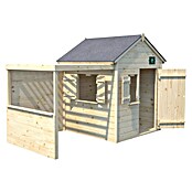 Soulet Spielhaus Alpaga (L x B x H: 240 x 128 x 163 cm, Holz, Natur) | BAUHAUS