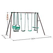 Soulet Schaukel Malo (B x L: 360 x 175 cm, Holz) | BAUHAUS
