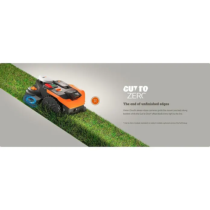 Worx Módulo adicional para robot cortacésped VISION CLOUD WA0925 - Específico para: Robot cortacésped Worx Vision 2.0 (modelos S/M) - El robot cortacésped Worx Landroid Vision, con tecnología "Cut to Zero", asegura un corte preciso de los bordes para resultados impecables.
