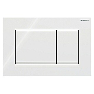 Geberit Betätigungsplatte Sigma 30 - 115.883.KJ.1 (Weiß Hochglanz, 2-Mengen-Spülung)