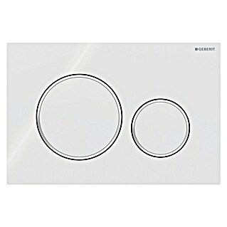 Geberit Betätigungsplatte Sigma 20 115.882.KJ.1 (Weiß, 2-Mengen-Spülung)