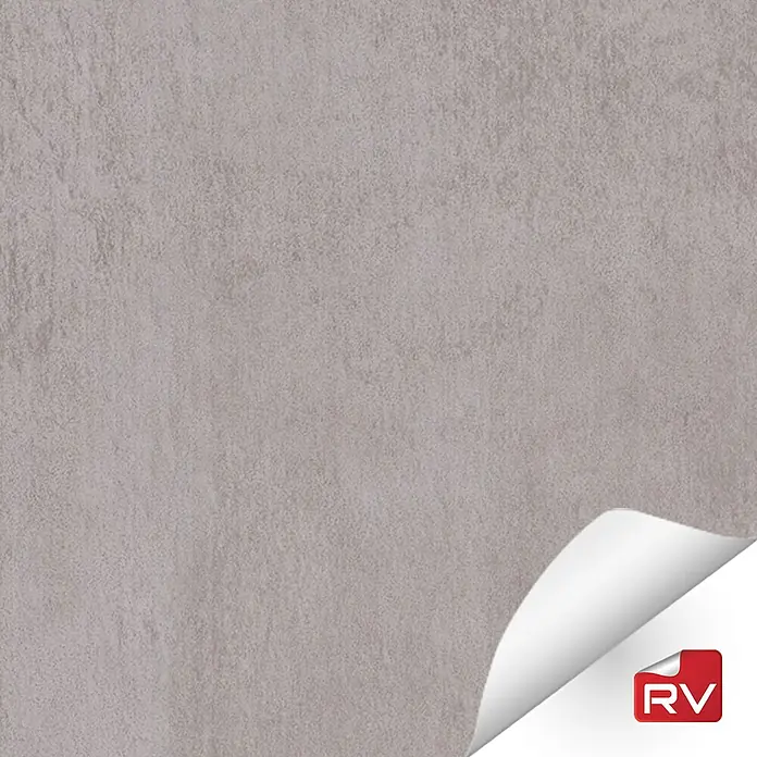 Lámina decorativa autoadhesiva vinílico autoadhesivo a metros - Piedra clara - Revestimiento de pared gris texturizado con esquina redondeada para un aspecto moderno.