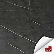 Revestimiento decorativo vinílico autoadhesivo a metros (Ancho: 124 cm, Mármol calacatta negro, Liso) | BAUHAUS