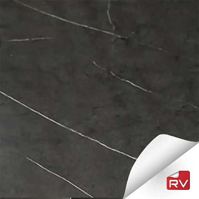 Lámina decorativa autoadhesiva vinílico autoadhesivo a metros - Mármol calacatta negro - Film autoadhesivo de alta calidad para muebles con aspecto de mármol, ideal para renovar muebles y superficies. Fácil de aplicar y duradero.