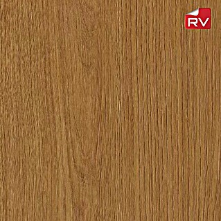 Revestimiento decorativo vinílico autoadhesivo a metros (Ancho: 124 cm, Madera anaranjada, Liso)