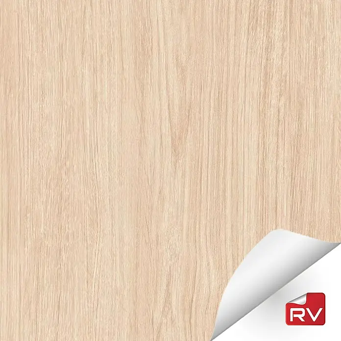 Lámina decorativa autoadhesiva vinílico autoadhesivo a metros - Madera clara - Lámina de chapa de madera de alta calidad con vetas sutiles para muebles y diseño de interiores, autoadhesiva y fácil de aplicar.