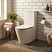 Pack de WC Lisa (Sin borde de descarga, Salida WC: Horizontal, Blanco) | BAUHAUS