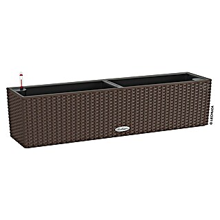 Lechuza Cottage Balkonkasten Balconera (Max. Außenlänge: 80 cm, Kunststoff, Mokka)