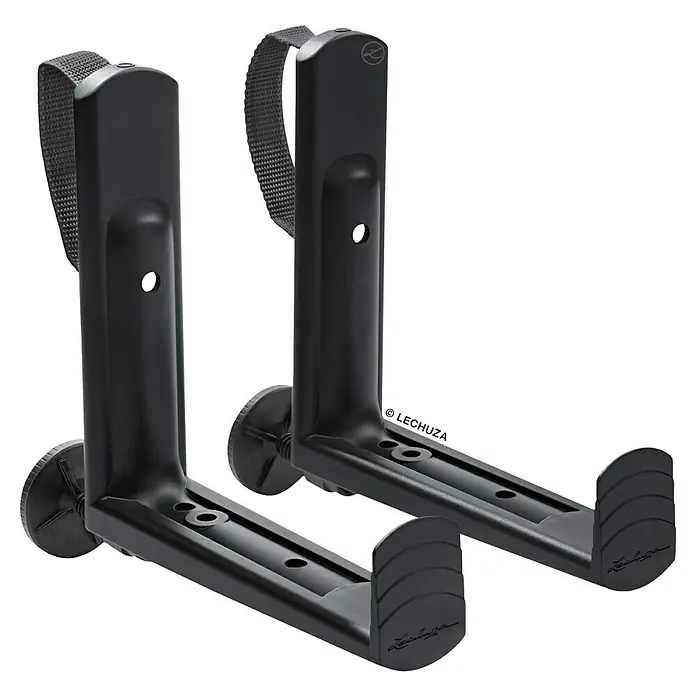 Lechuza Balconera Balkonkastenhalter - Schwarz, Passend für: Leuchuza Balkonkasten Balconera - Ein Paar schwarze Lechuza Wandhalterungen für Pflanzgefäße. Die Halterungen sind stabil und einfach zu montieren.