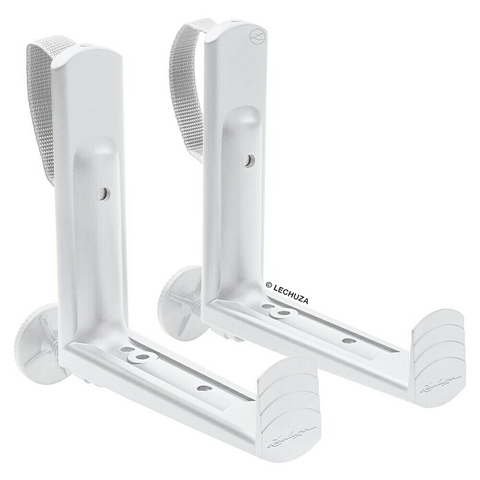 Lechuza Balkonkastenhalter Balconera (Weiß, Passend für: Leuchuza Balkonkasten Balconera)