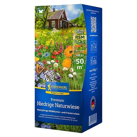 Kiepenkerl Profi-Line Wildblumensamen Premium Niedrige Naturwiese