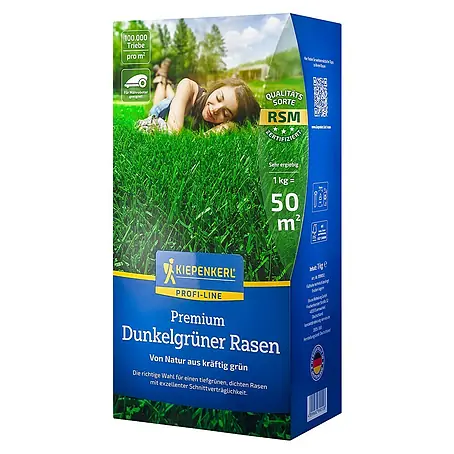 Kiepenkerl Profi-Line Zierrasensamen Premium Dunkelgrüner Rasen