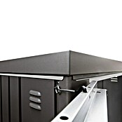 Biohort Geräteschrank (Dunkelgrau Metallic, 0,83 x 1,55 x 1,83 m)
