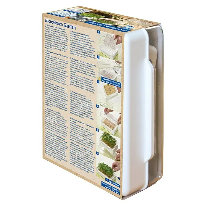 Kiepenkerl Profi-Line Gemüsesamenmischung Bio MicroGreen Garden - Mischung - MicroGreen Garden: Eine Box für den Anbau von Microgreens mit detaillierten Anweisungen für eine erfolgreiche Ernte.