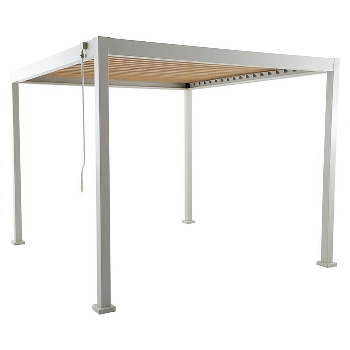Sunfun Milos Pergola  (Š x G: 294 x 294 cm, Barva ogrodja: Svetlo siva, Aluminij) | 8298 - Gartenzelte/Pavillons | ICFA - Sonnenschutz | ICF - Sonnenschutz | IC - Freizeit im Garten | I - Stadtgarten | BAUHAUS