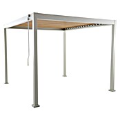 Sunfun Milos Pergola  (Š x G: 294 x 294 cm, Barva ogrodja: Svetlo siva, Aluminij) | 8298 - Gartenzelte/Pavillons | ICFA - Sonnenschutz | ICF - Sonnenschutz | IC - Freizeit im Garten | I - Stadtgarten | BAUHAUS