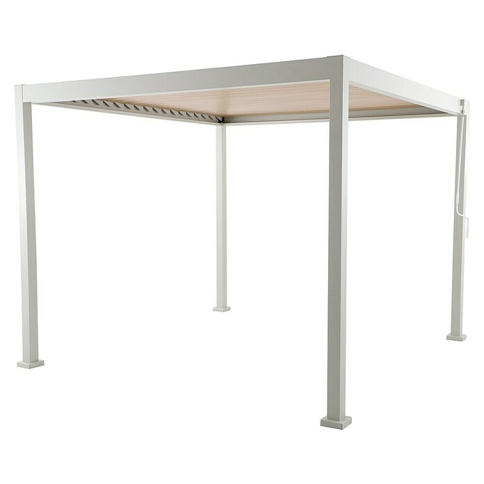 Sunfun Milos Pergola  (Š x G: 294 x 294 cm, Barva ogrodja: Svetlo siva, Aluminij) | 8298 - Gartenzelte/Pavillons | ICFA - Sonnenschutz | ICF - Sonnenschutz | IC - Freizeit im Garten | I - Stadtgarten | BAUHAUS