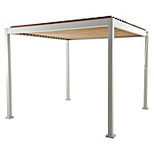Sunfun Milos Pergola  (Š x G: 294 x 294 cm, Barva ogrodja: Svetlo siva, Aluminij) | 8298 - Gartenzelte/Pavillons | ICFA - Sonnenschutz | ICF - Sonnenschutz | IC - Freizeit im Garten | I - Stadtgarten | BAUHAUS