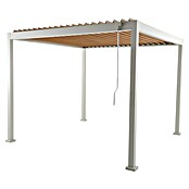 Sunfun Milos Pergola  (Š x G: 294 x 294 cm, Barva ogrodja: Svetlo siva, Aluminij) | 8298 - Gartenzelte/Pavillons | ICFA - Sonnenschutz | ICF - Sonnenschutz | IC - Freizeit im Garten | I - Stadtgarten | BAUHAUS