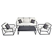 SENSUM Set lounge namještaja Askanas  (4 -dij., Jastuci od olefina, Crna) | BAUHAUS