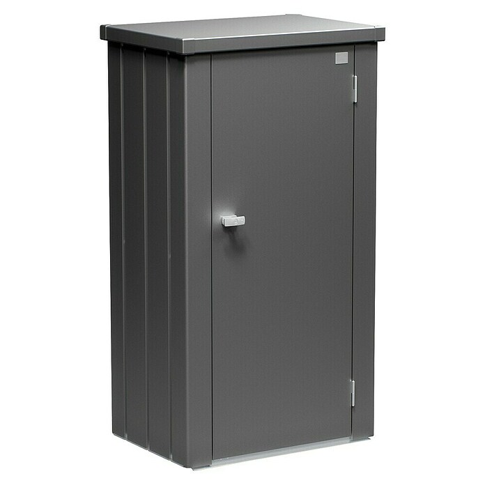 Biohort Julia Geräteschrank M (Außenbreite inkl. Dachüberstand: 78 cm, Außentiefe inkl. Dachüberstand: 57 cm, Stahl, Dunkelgrau Metallic) | BAUHAUS
