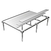 Biohort Schraubfundament Avantgarde M (1,72 x 1,72 x 0,04 m, Aluminium)