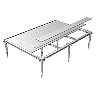 Biohort SmartBase PLUS Schraubfundament (Aluminium)