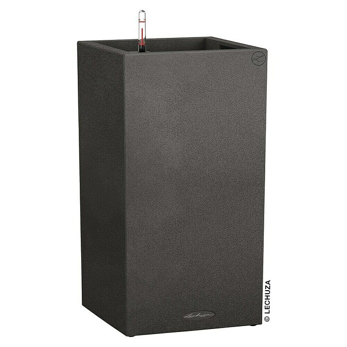 Lechuza Color Pflanzsäule Canto (30 x 30 x 56 cm, Schwarz)