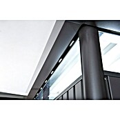 Biohort Gerätehaus HighLine (Dunkelgrau Metallic, 1,95 x 2,75 x 2,22 m, Doppelflügeltür)