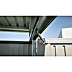 Biohort Gerätehaus HighLine (Dunkelgrau Metallic, 3,15 x 2,75 x 2,22 m, Einzeltür)