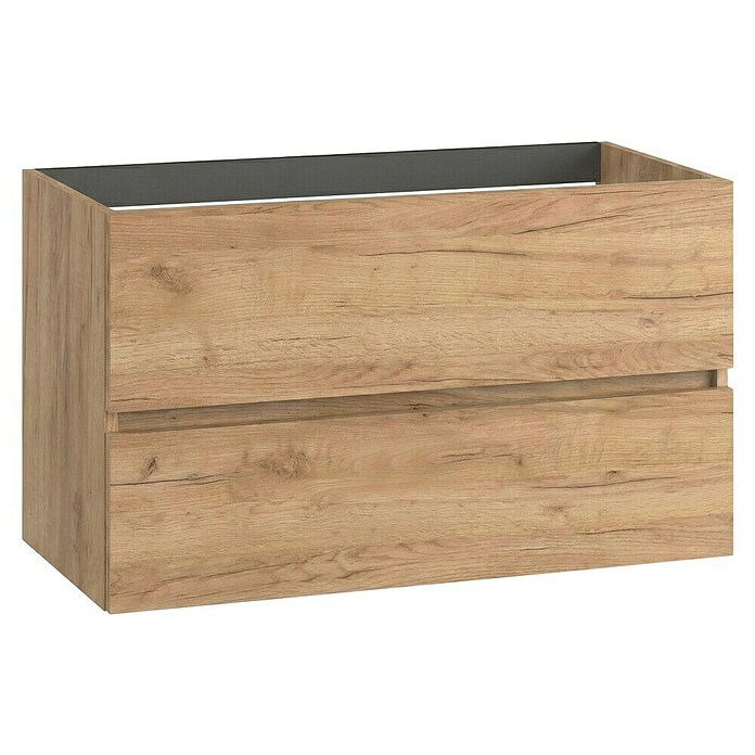 Mueble de lavabo Cancún (L x An x Al: 45 x 100 x 55 cm, Roble, Mate) | BAUHAUS