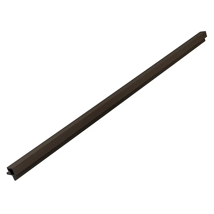 Home Deluxe Wandpaneel Fassadenverkleidung Eckprofil SANO - 12 stk. - Nussbaum, 110 x 4,3 cm