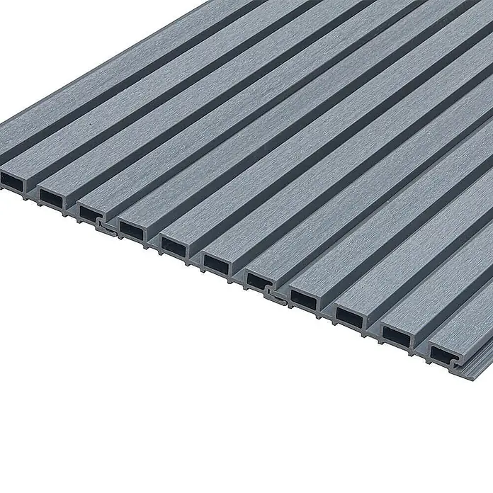 Home Deluxe Wandpaneel Fassadenverkleidung DUVAR - 30 m² - Hellgrau, 190 x 21,9 cm
