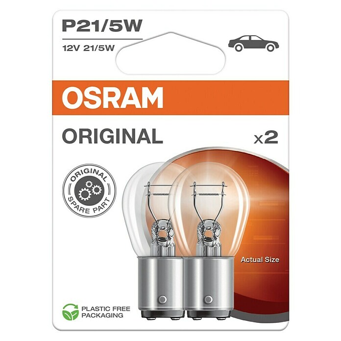 Osram Brems- & Schlusslichtleuchte (P21/5W, 2 Stk.)