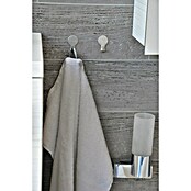 Siro Klebehaken (1 Stk., Edelstahl, Silber, Rund)