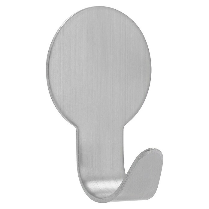 Siro Klebehaken (1 Stk., Edelstahl, Silber, Rund)