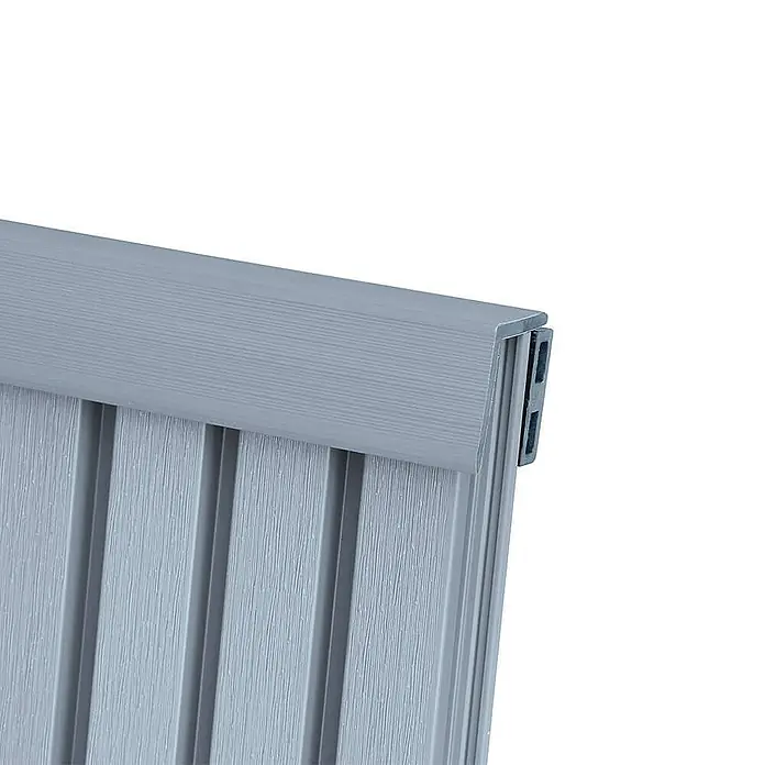 Home Deluxe Wandpaneel VIRO 10er Set Farbe: Hellgrau - Hellgrau, 110 x 5,4 cm
