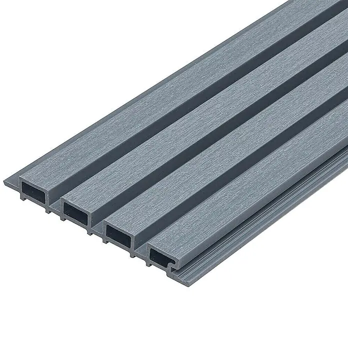Home Deluxe Wandpaneel Fassadenverkleidung DUVAR - 20 m² - Hellgrau, 190 x 21,9 cm