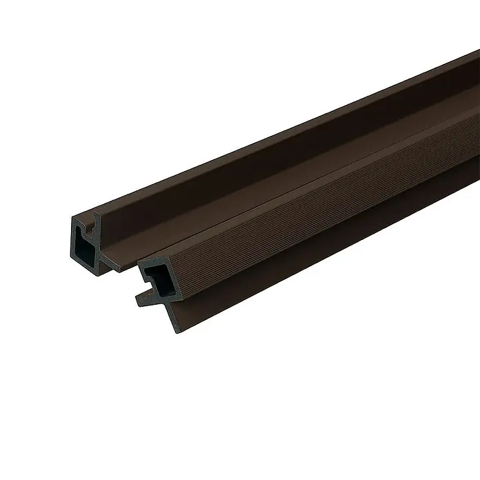 Home Deluxe Wandpaneel Fassadenverkleidung Eckprofil SANO - 16 stk. - Nussbaum, 110 x 4,3 cm