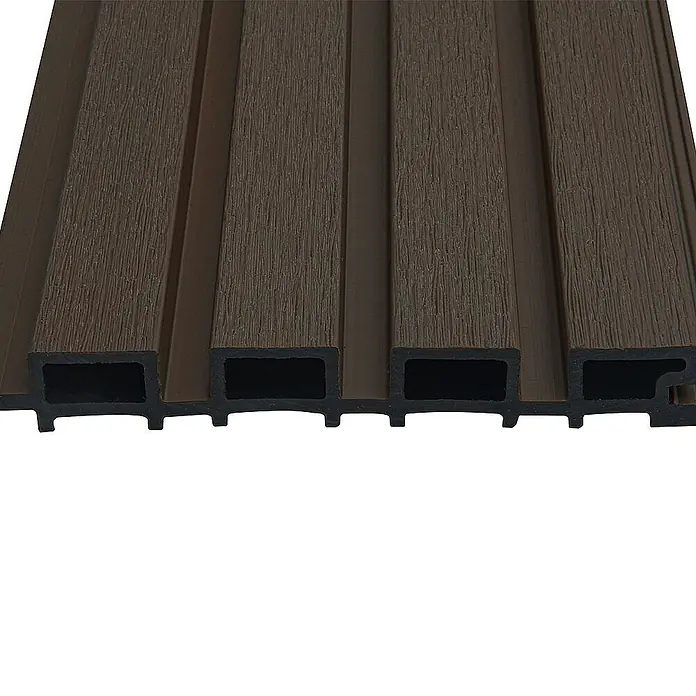 Home Deluxe Wandpaneel Fassadenverkleidung DUVAR - 2 m² - Nussbaum, 190 x 21,9 cm