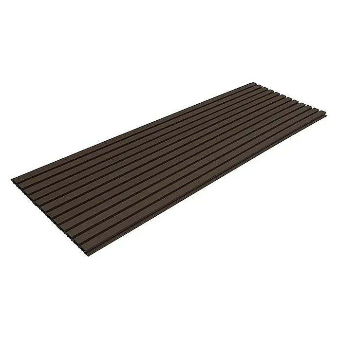 Home Deluxe Wandpaneel Fassadenverkleidung DUVAR - 2 m² - Nussbaum, 190 x 21,9 cm