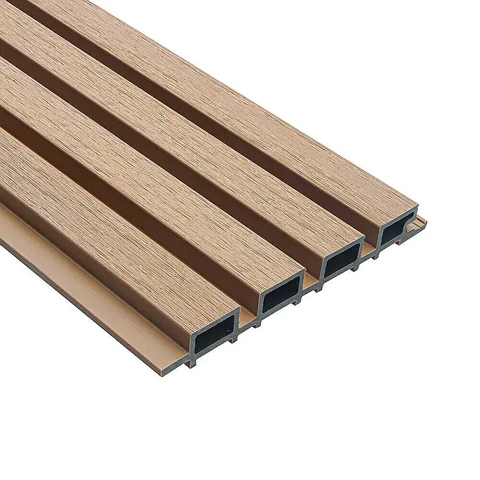 Home Deluxe Wandpaneel Fassadenverkleidung DUVAR - 50 m² - Teak