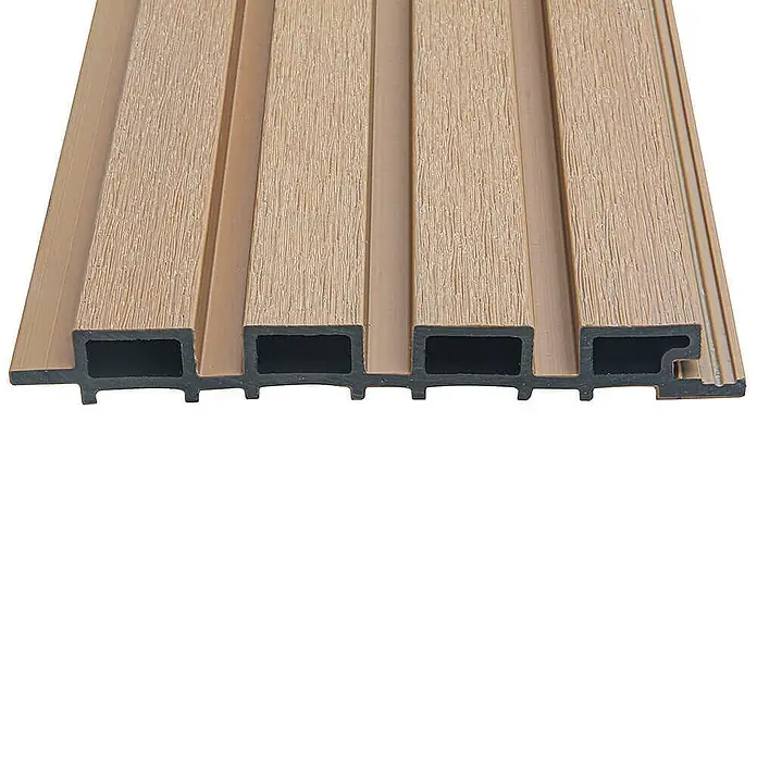 Home Deluxe Wandpaneel Fassadenverkleidung DUVAR - 50 m² - Teak