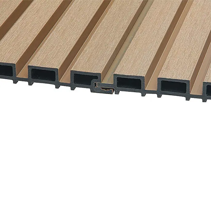 Home Deluxe Wandpaneel Fassadenverkleidung DUVAR - 50 m² - Teak