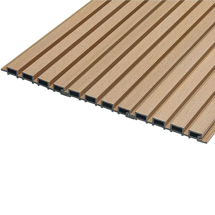 Home Deluxe Wandpaneel Fassadenverkleidung DUVAR - 50 m² - Teak