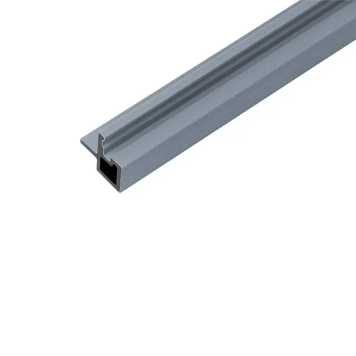Home Deluxe Wandpaneel Fassadenverkleidung Eckprofil SANO - 4 stk. - Hellgrau, 110 x 4,3 cm