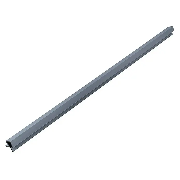 Home Deluxe Wandpaneel Fassadenverkleidung Eckprofil SANO - 4 stk. - Hellgrau, 110 x 4,3 cm